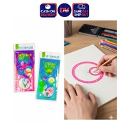 DVDeals Multi-function Interesting Puzzle Spirograph Children Drawing Plastic Design Ruler