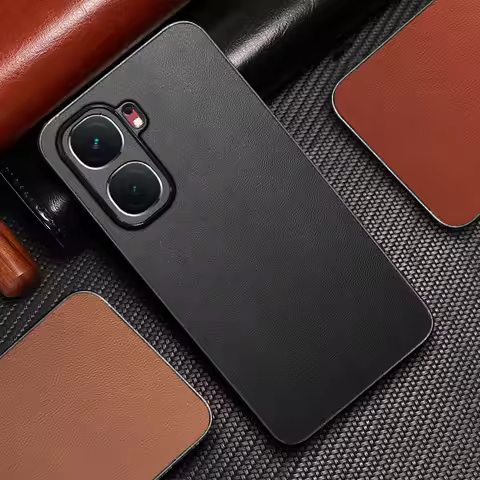 Luxury Case For IQOO Neo 9 Pro Neo9S ShockProof TPU Phone Leather Cover For Vivo iqoo Neo9 Pro Case