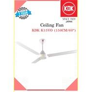 KDK K15VO  Ceiling Fan 60" White Colour / Kipas Ceiling