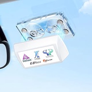 Magnetic EZ Pass Holder for Windshield – EZPass Holder with Strong Suction Cup Mount & Ultra Secure 