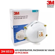 Safety Mask Protection Model 3M 8511 N95 with valve for comfort, N95 respirator mask suitable for ai