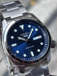 Brand New Seiko 5 Blue Sunburst Dial Automatic Casual Watch SRPE53K1