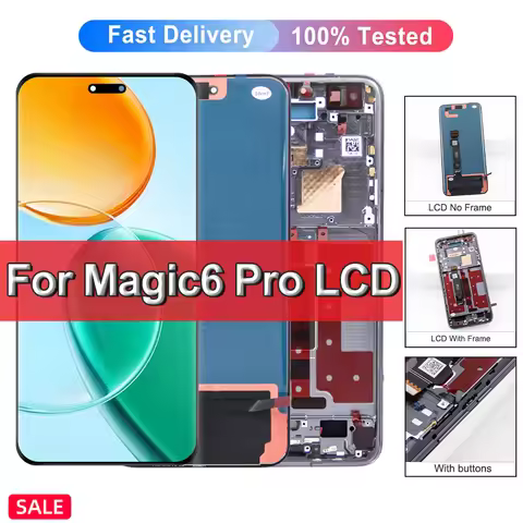 OLED For Honor Magic 6 Pro BVL-AN16 LCD Display Touch Screen Digitizer Assembly Replacement For Hono