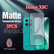 3PCS Matte Frosted Glass For Huawei Honor X8C 4G HonorX8C 4G HonorX8 C Honor X 8 C 4G X 8C 4G 2025 9
