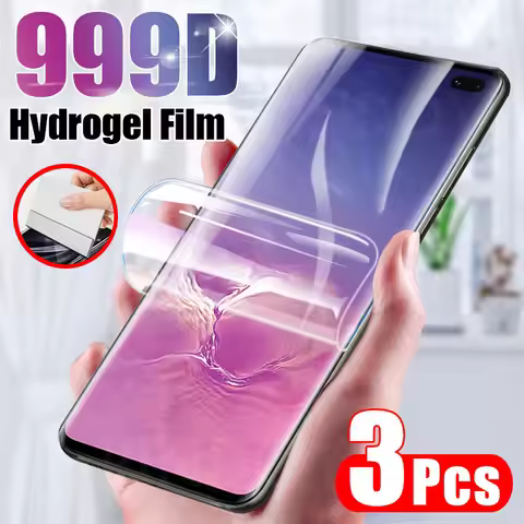 3Pcs Hydrogel Film On the Screen Protector For Samsung Galaxy S10 S9 S8 S20 Plus Screen Protector Fo