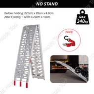 Aluminum Ramp Ladder Bike Motorcycle Tangga Motor Folding Ladder Heavy Duty Stage Ramp Transport ATV