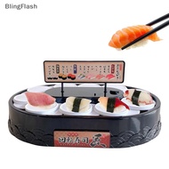 [BlF] Conveyor Sushi Machine 360 Degree Automatic Rotating Cupcakes Macarons Turntable Display Stand
