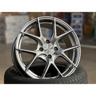 NEW 16X7J Lenso Jager Dyna Rim (set of 4) Silver 4X100 for City Jazz Vios Yaris Myvi Mazda 2