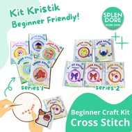 Cross Stitch Kit by Splendore Workshop Bandung | Beginner Craft Kit Cross Stitch Sewing