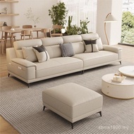 Foshan Style Living Room Concubine Technology Rental House Inline Fabric Sofa Combination Small Apar