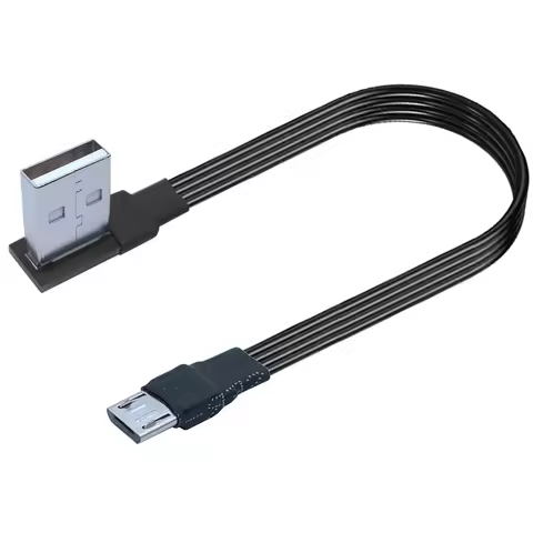 3M 5CM 10CM 20CM 30CM Up & Down & Left & Right Angled 90 Degree USB Micro USB Male to USB Male Data