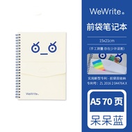 Fumika Dual Spiral Bound Notebook with Front Pocket A5/A6/B5 Size Easy Tear Pages Office Meeting Not