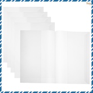 5 Pcs Protective Book Covers to Order Sleeve Protector 38.00X26.70X0.20CM Transparent PP huyisheng