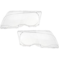 Front Headlamp Headlight Lens Cover, Clear, E46, 2Door, 3 Series, Coupe, 98-01, 1Pair