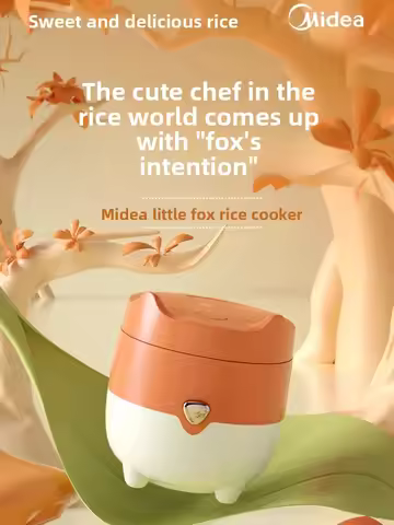 Midea rice cooker one person food household mini small can cook rice millet porridge 1 to 2 people r