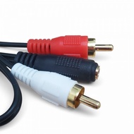 3.5mm Female to RCA Male HiFi Audio Adapter Cable 40cm