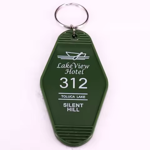 Silent Hill 2 Lake View Hotel 312 Keyring Horror Game Inspired Vintage Key Tag