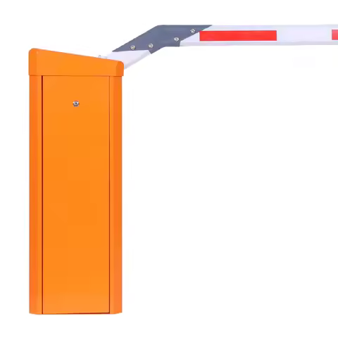 Speed Adjustable Parking Lot Gate Barrier Rod 24V DC Brushless Motor Rfid Automatic Boom Barrier Gat