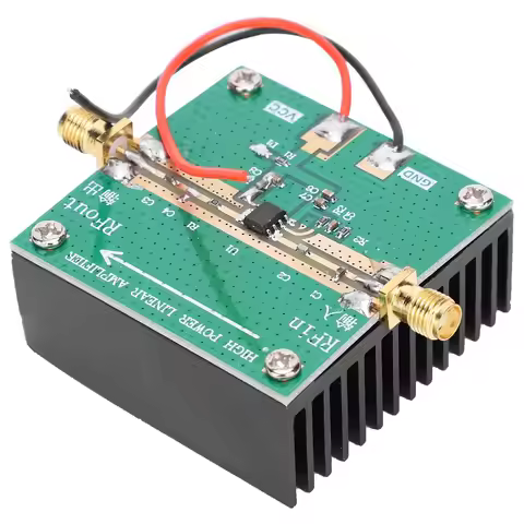 RF2126 RF Power Amplifier 400‑2700MHz 2.4GHZ 1W Amplifier with Heatsink 12 db @ 2450 MHZ RF Amplifie