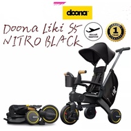 Doona Liki S5 Reclineable Trike 5 in 1 Nitro Black ‍ ️