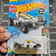 Hot wheels 2 jet z silver color