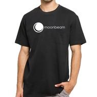 Baju-T Kaos Rave Moonbeam T-Shirt DJ EDM Clubbing Muzik Disk Jockey Streetwear