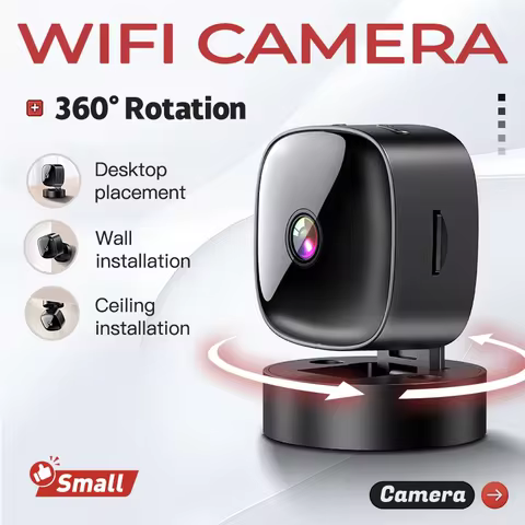WiFi Camera Wireless Night Vision Camera HD Mini Camera Security Montion Detection Home Anti theft U