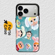 Hybrid Case Casing Softcase iphone 17 16 15 14 13 12 11 Mini Plus X Xs Max XR Crybaby Power Puff