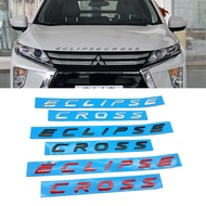 ABS Car Front Hood Sticker Emblem Decorative Badge for Mitsubishi ECLIPSE CROSS Logo Vehicle Tail Mo
