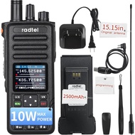 Radtel RT-730 10W Heavy  Walkie Talkie, Tri Band Ham Radios Long Range 199CH Rechargeable Handheld R