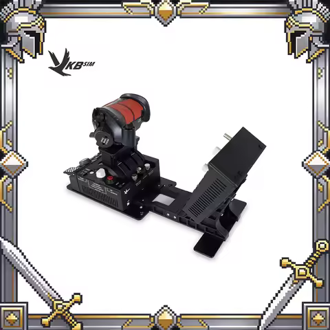 VKBSIM STECS STG Max Simulation Flight Joystick DCS F16 F18 Airbus Simulation Flight Simulator Game 