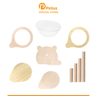 Petus อุปกรณ์เสริม สำหรับคอนโดแมว อุปกรณ์ลับเล็บแมว ติดกรง หลุมนอน ชั้นลอย อะไหล่คอนโด DIY