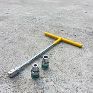 MATA 1/2 Inch T Sock Handle Package + 8mm 10mm Sock Eyes Ready to Use