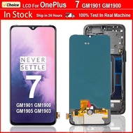 6.41" Super AMOLED LCD For OnePlus 7 LCD Screen Touch Digitizer Assembly For 1+7 LCD GM1901 GM1900 G
