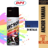 ANCHOR Y133* Y133 DV Metallic Blue Biru Yamaha Motorcycle Series Can Spray Paint Cat Spray Tin 100% 