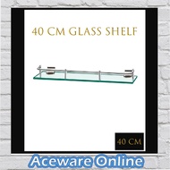 40CM GLASS SHELF SHAMPOO RACK