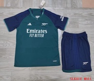 Arsenal away jersey 23/24 Thai quality football jersey shirt shorts set