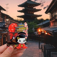 New Japan Kyoto Refrigerator Stickers Famous City Decoration Creative Tourist Souvenirs Above Countr