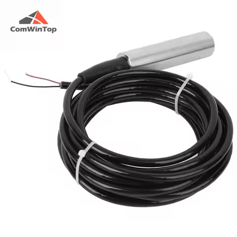 12-24VDC H2O Liquid level sensor integrate level transmitter input type water level sensor 4-20ma RS
