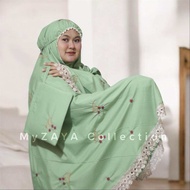 Mukena Dewasa Katun Premium Motif Butterfly Mewah Elegan Free Tas Cantik
