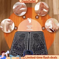 OasisOutlet Electric EMS Foot Massager Pad  Feet Muscle Stimulator Leg Reshaping Foot Massage Mat  Relieve Ache PainFoot Massager