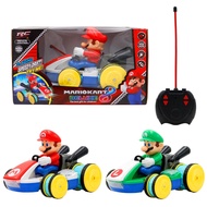 ❁1/18 Super Mario 2.4G Four-way RC Remote Control Car Kart Racing with Light & Sound Kids Gift♝
