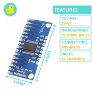CD74HC4067 16 Channels Analog Digital Multiplexer Module