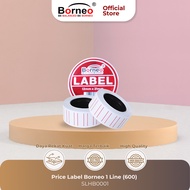 Borneo 1 Line Price Label (600)