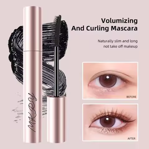 Black Mascara Eyelashes Mascara Silky Eyelashes Lengthening Eyelashes Makeup Waterproof Mascara Volu