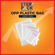 100pcs Transparent OPP Plastic Bag Self Adhesive Packaging Bag Self-Sealing Bag Clear Garment Bag Et