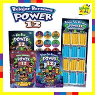Belajar Bersama Power 12 [ Buku Nota, Buku Sifir, Buku Mewarna, Sticker, Bunting Sifir] Buku Kanak-K