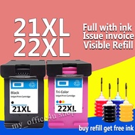 hp 21 hp 22 ink hp 21xl hp 22xl black hp21xl hp22xl refillable ink Cartridge Compatible for hp F2180