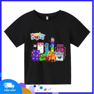 Áo thun cho bé number block 4 màu có size người lớn King Cotton