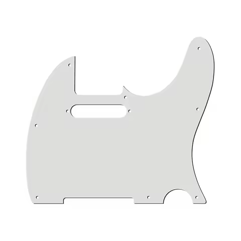 Pleroo Customize Parts For Harley benton Te-62 Standard Series Tele Guitar Pickguard, 3Ply Parchment